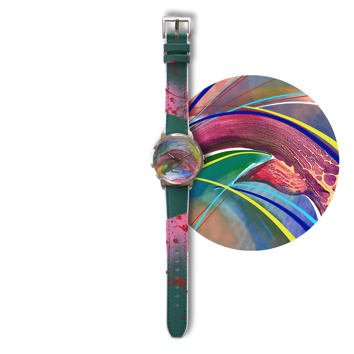 Reloj Acero Watch Mare Nostrum Carpa Koi.png